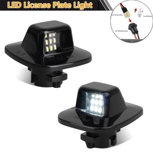 Rear LED License Plate Light Tag Lamp Assembly For Chevy GMC K1500 K2500 K3500