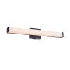 LED 24 Inch 14w 5CCT Dimming Wall Light, Iron Aluminum Acrylic Wall-Mounted Lighting Fixtures, Matte Black Bathroom Vanity Light Over Mirror
