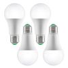 VEVOR Smart Light Bulbs, 4-Pack, 9W Multicolor LED Bulbs, 800 Lumens with Smart Control Compatibility for Vera, Google Assistant, Amazon Alexa, iOS