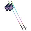 VEVOR 2 PCS 3 FT Whip Light, APP & RF Remote Control Led Whip Light, Waterproof 360° Spiral RGB Chasing Lighted Whips with 4 Flags, for UTVs, ATVs