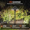 VEVOR 12 Pack Low Voltage Landscape Path Lights, 3W 210LM 12V-24VAC/DC Outdoor LED Pathway Lighting