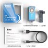 G2 mini flashlight key chain,5 modes small Led flashlight, EDC key chain brightest flashlight magnetic cap clip.blue