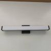 LED 24 Inch 14w 5CCT Dimming Wall Light, Iron Aluminum Acrylic Wall-Mounted Lighting Fixtures, Matte Black Bathroom Vanity Light Over Mirror