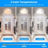 Rechargeable Motion Sensor Ceiling Light Dimmable LED Ceiling Light with Remote Timer