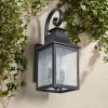 Large Outdoor Wall Lamps With Glass Supports multiple types of light bulbs 1 pack