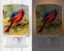 NEW Cardinal Ceramic Night Light Compact, UL-Certified, Ideal for Bedroom, Bathroom, Nursery, Hallway, Kitchen, 6x4x3, Multicolor