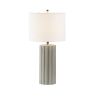 Ribbed Ceramic Table Lamp