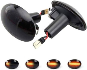 Sequential LED Fender Side Marker Light Amber Lamp For MINI Cooper R55 R56 R57