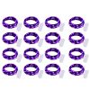 16 Pack Led Fairy Lights Battery Operated String Lights Waterproof Silver Wire 7 Feet 20 Led Firefly Starry Moon Lights For DIY Wedding Party Bedroom