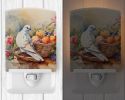 NEW Dove Ceramic Night Light Compact, UL-Certified, Ideal for Bedroom, Bathroom, Nursery, Hallway, Kitchen, 6x4x3, Multicolor